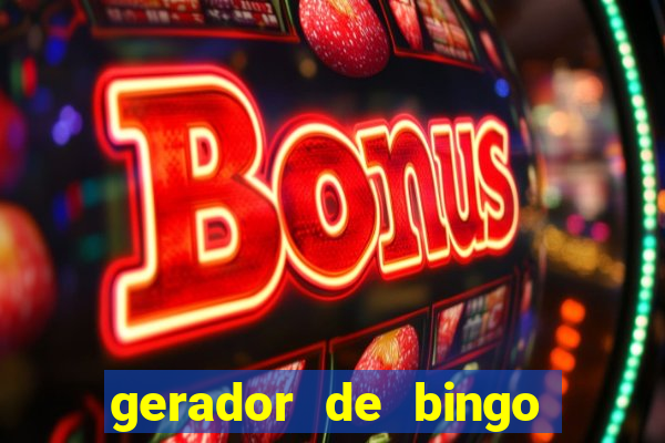 gerador de bingo de palavras